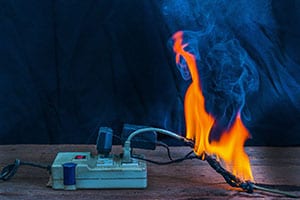 Your OKC electricians can help prevent fires with a home electrical maintenance checkup.